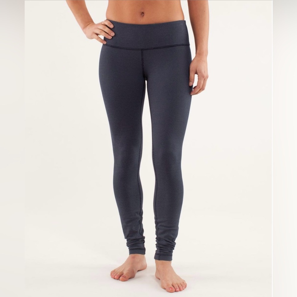 Sz4 Lululemon Wunder Under Pant *Diamond Dot Luon